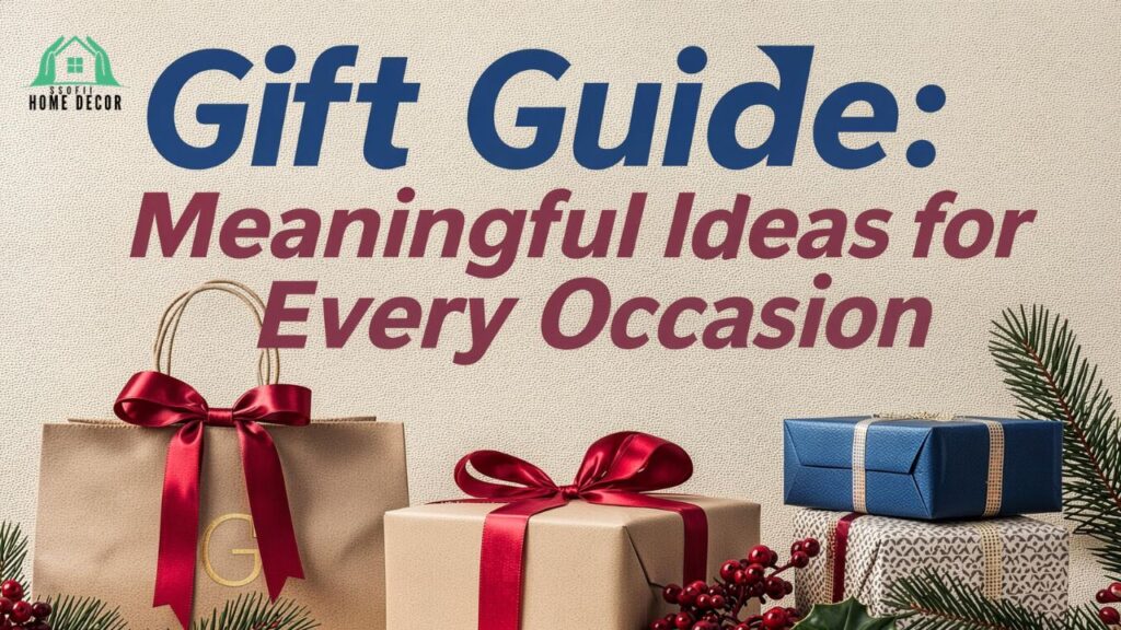 Gift Guide: Meaningful Ideas for Every Occasion